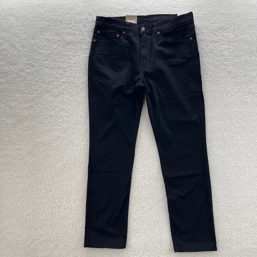 Levis 511 Jeans Mens 34x30 Black Slim Fit Dark Wash Denim Minimalist Grunge Goth